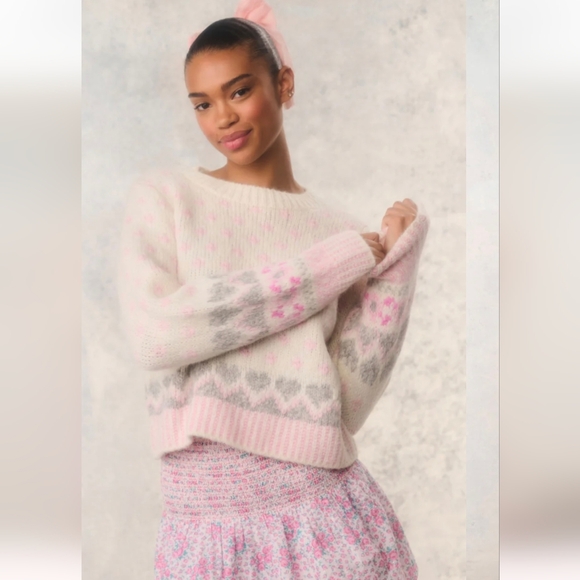 LoveShackFancy Rosie Sweater. New Without Tags. The Re-edition Collection.